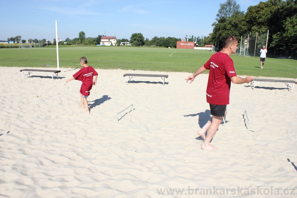 Letn soustedn SC Nymburk 2012 - Trninky na psku