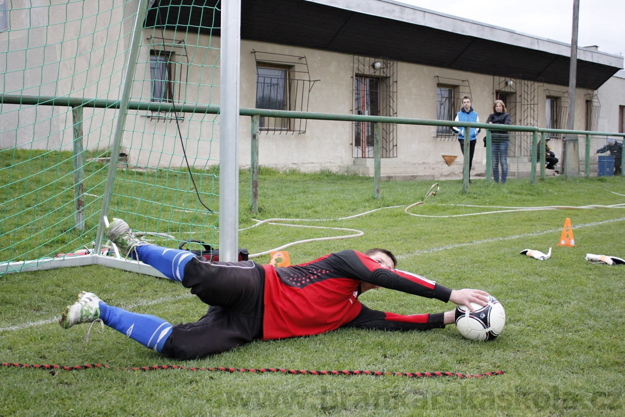 Brankářský trénink BFŠ - TJ Čechie Dubeč - 10.4.2014