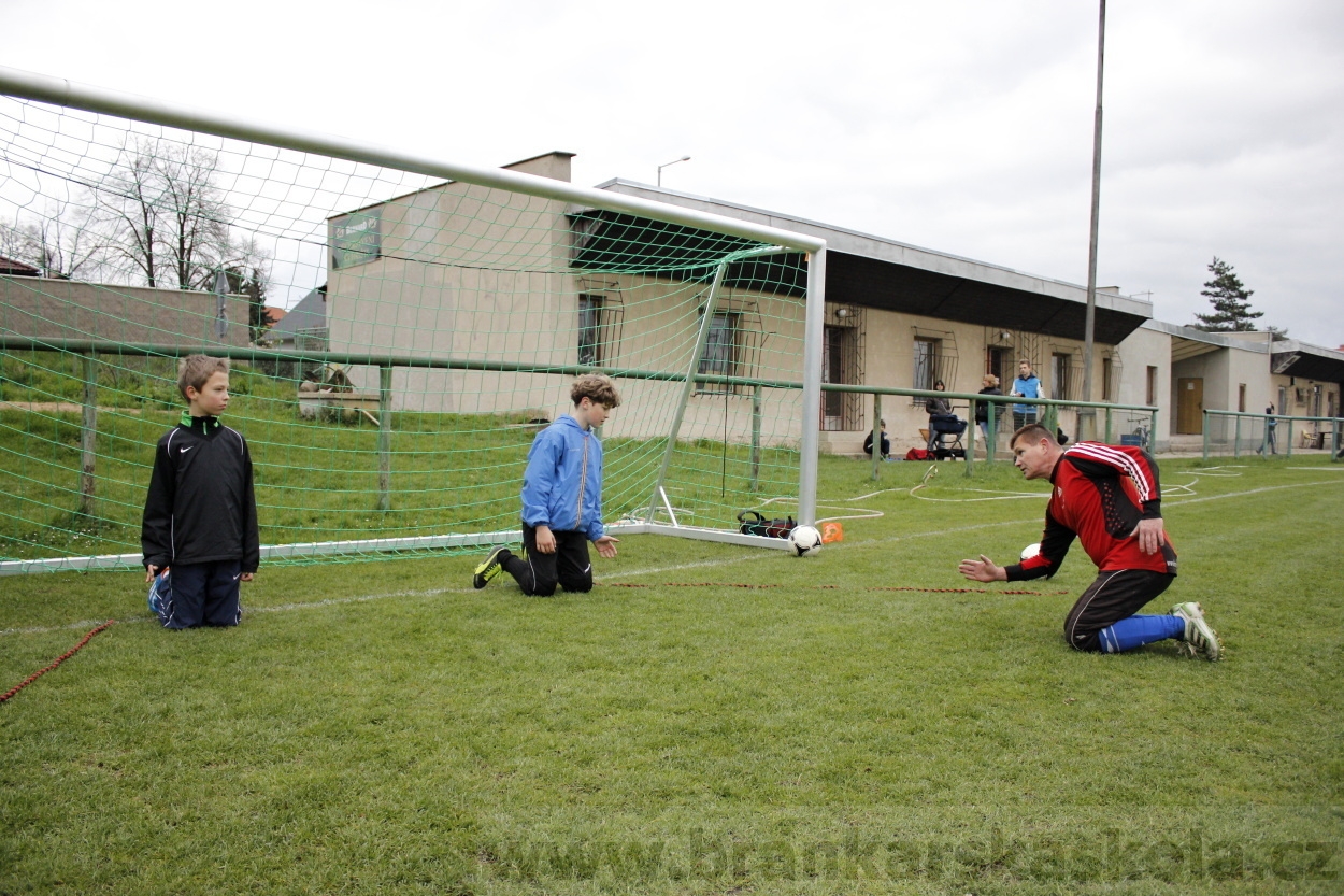 Brankářský trénink BFŠ - TJ Čechie Dubeč - 10.4.2014