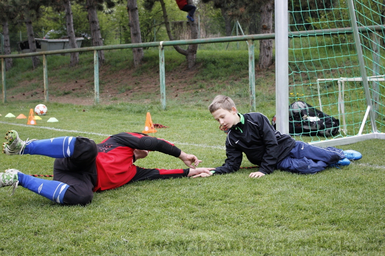 Brankářský trénink BFŠ - TJ Čechie Dubeč - 10.4.2014