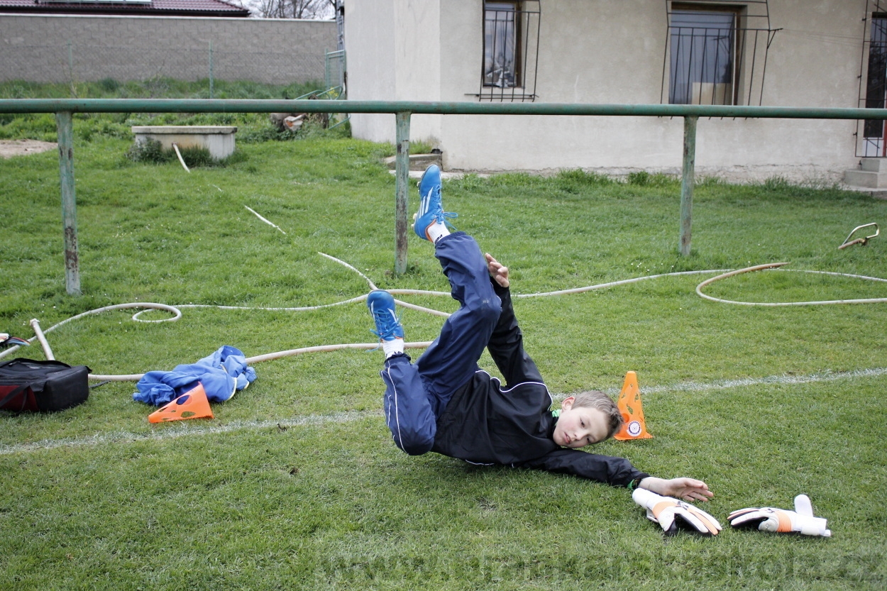 Brankářský trénink BFŠ - TJ Čechie Dubeč - 10.4.2014