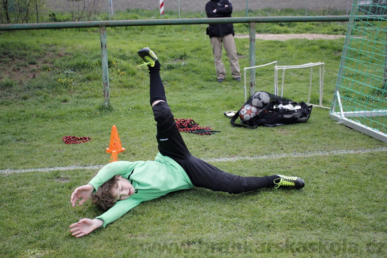 Brankářský trénink BFŠ - TJ Čechie Dubeč - 10.4.2014