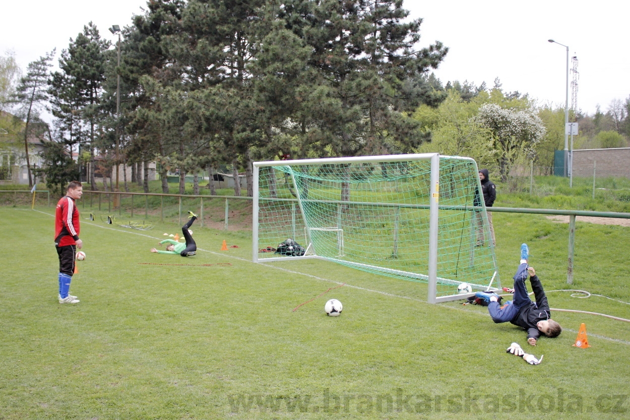 Brankářský trénink BFŠ - TJ Čechie Dubeč - 10.4.2014