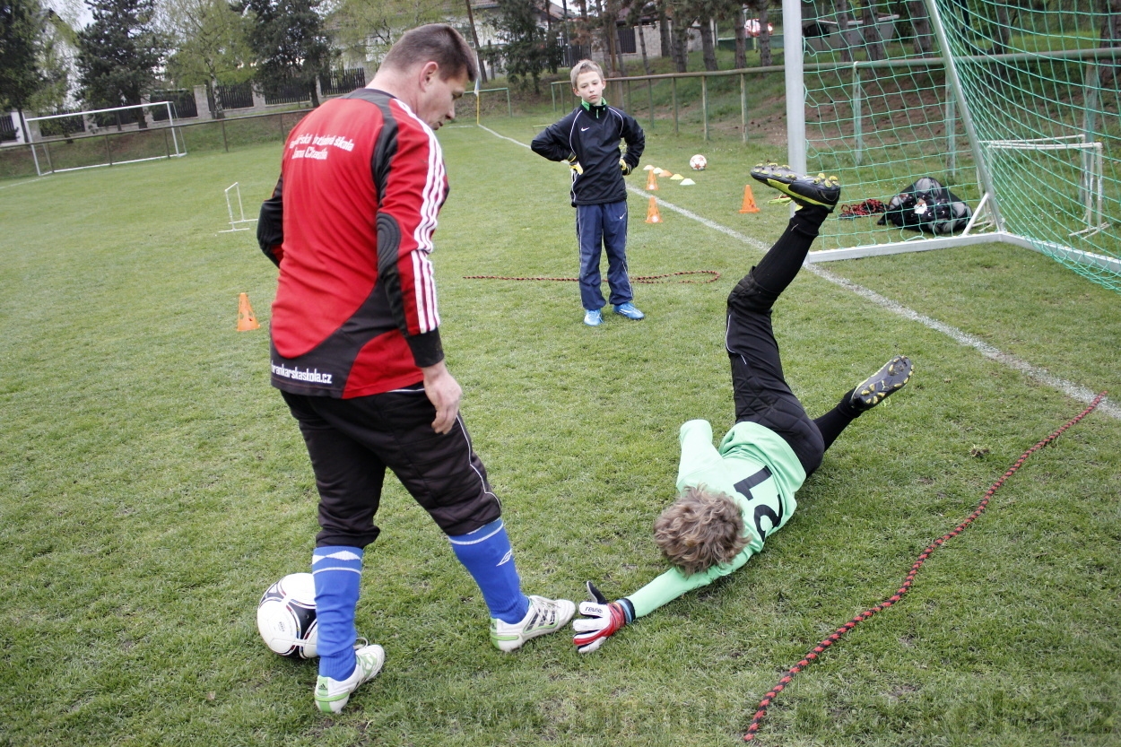 Brankářský trénink BFŠ - TJ Čechie Dubeč - 10.4.2014