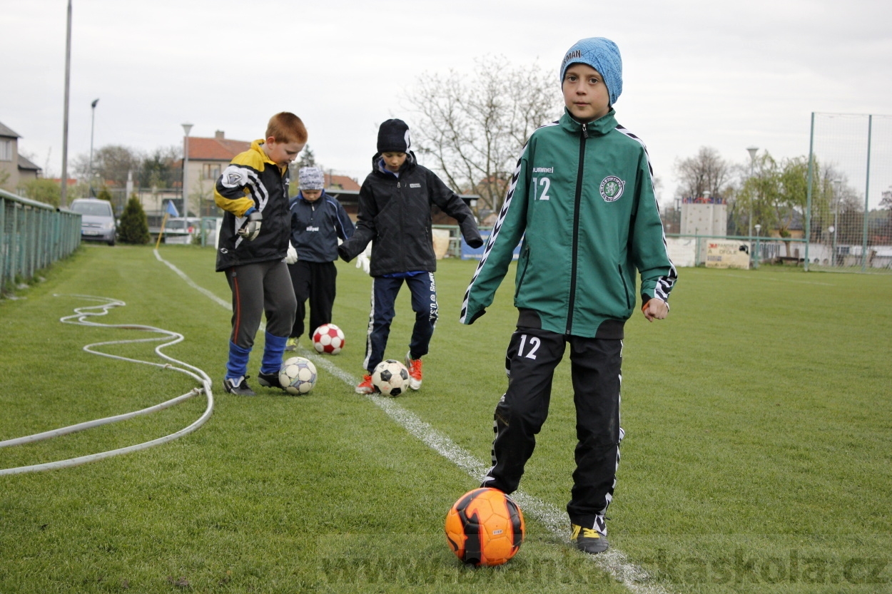 Brankářský trénink BFŠ - TJ Čechie Dubeč - 10.4.2014