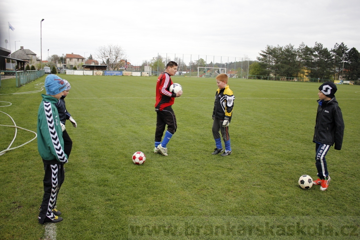 Brankářský trénink BFŠ - TJ Čechie Dubeč - 10.4.2014