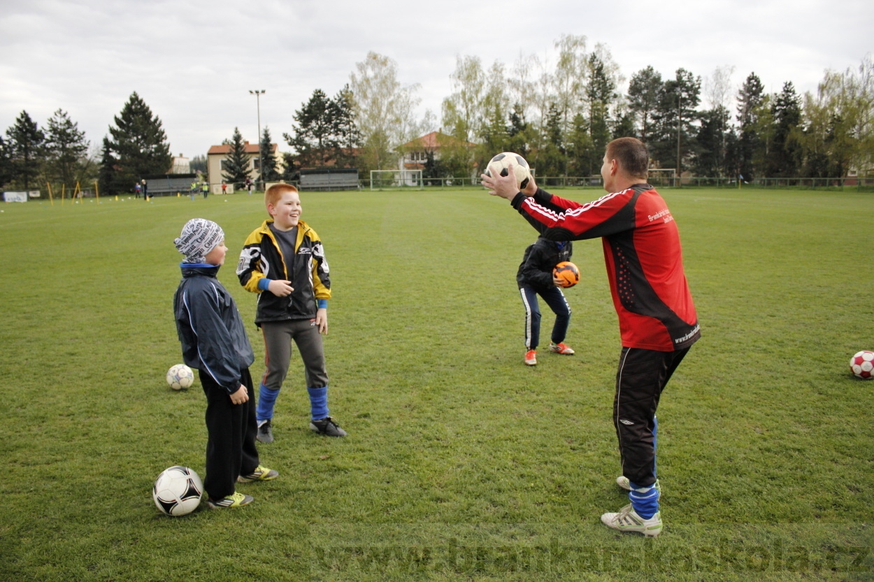Brankářský trénink BFŠ - TJ Čechie Dubeč - 10.4.2014