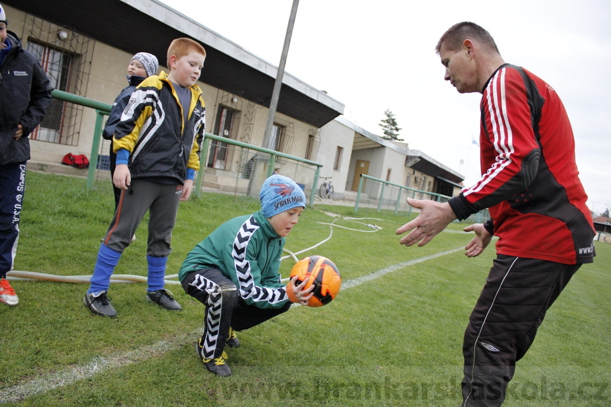 Brankářský trénink BFŠ - TJ Čechie Dubeč - 10.4.2014