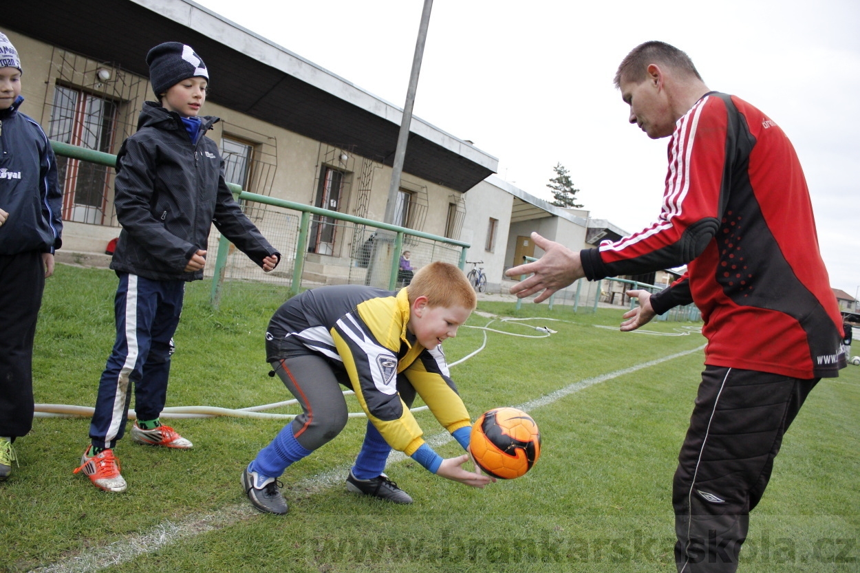 Brankářský trénink BFŠ - TJ Čechie Dubeč - 10.4.2014