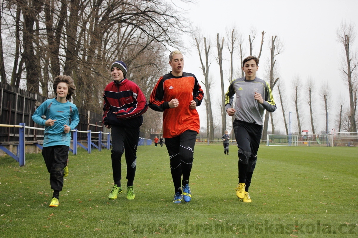 Brankářský trénink BFŠ - TJ AFK Nymburk - 18.3.2014