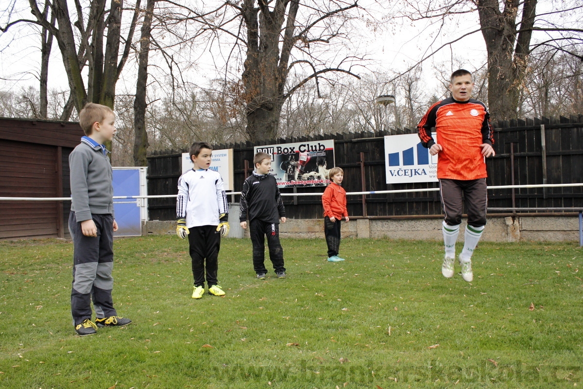 Brankářský trénink BFŠ - TJ AFK Nymburk - 18.3.2014