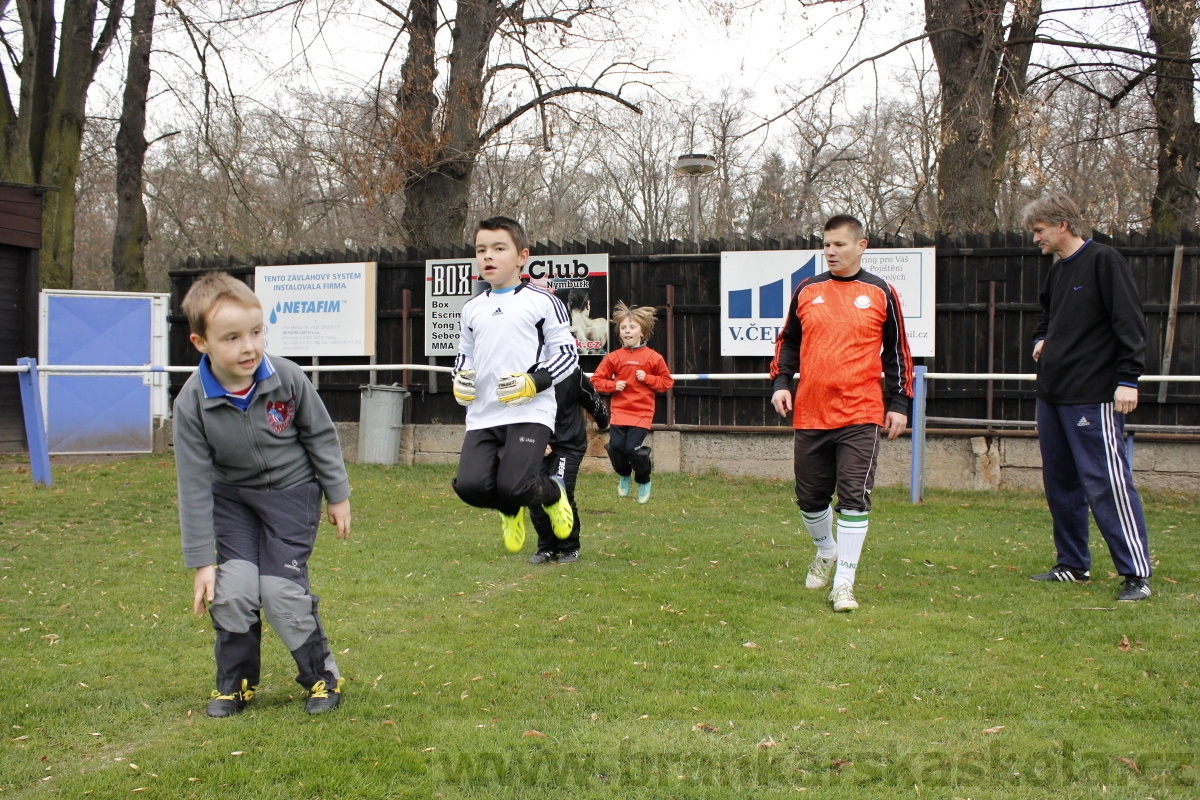 Brankářský trénink BFŠ - TJ AFK Nymburk - 18.3.2014