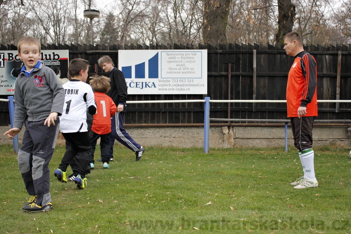 Brankářský trénink BFŠ - TJ AFK Nymburk - 18.3.2014