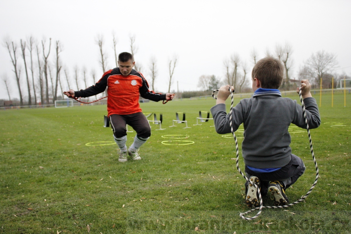 Brankářský trénink BFŠ - TJ AFK Nymburk - 18.3.2014