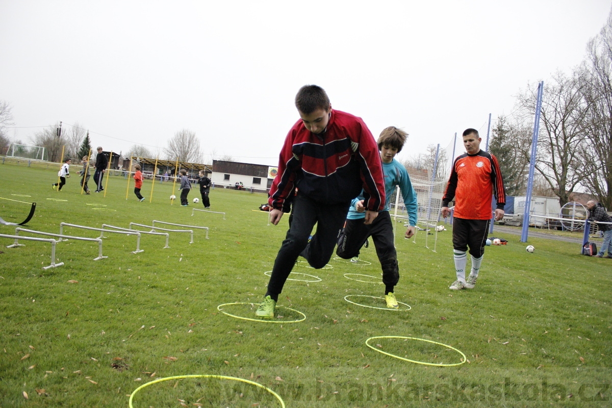 Brankářský trénink BFŠ - TJ AFK Nymburk - 18.3.2014