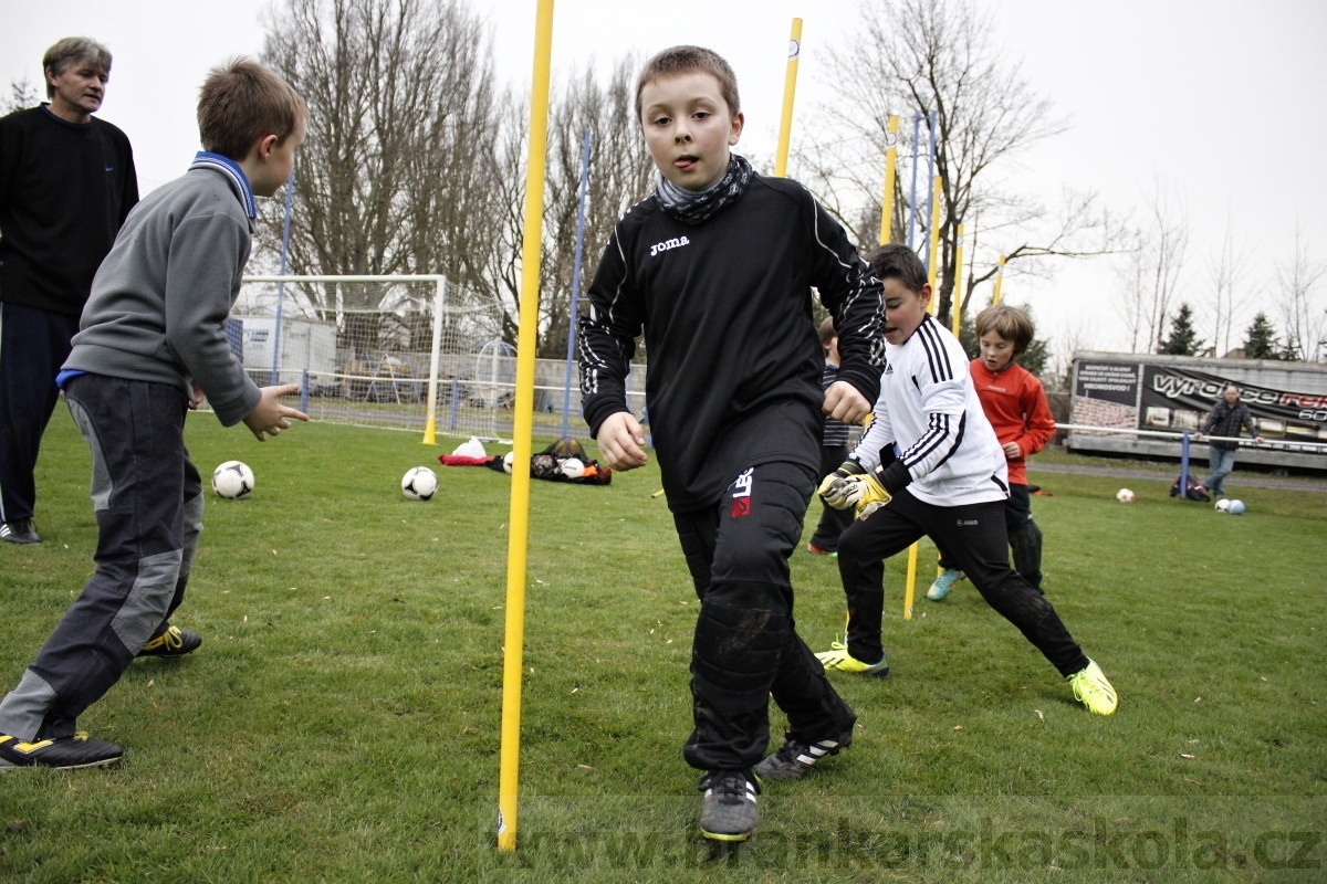 Brankářský trénink BFŠ - TJ AFK Nymburk - 18.3.2014