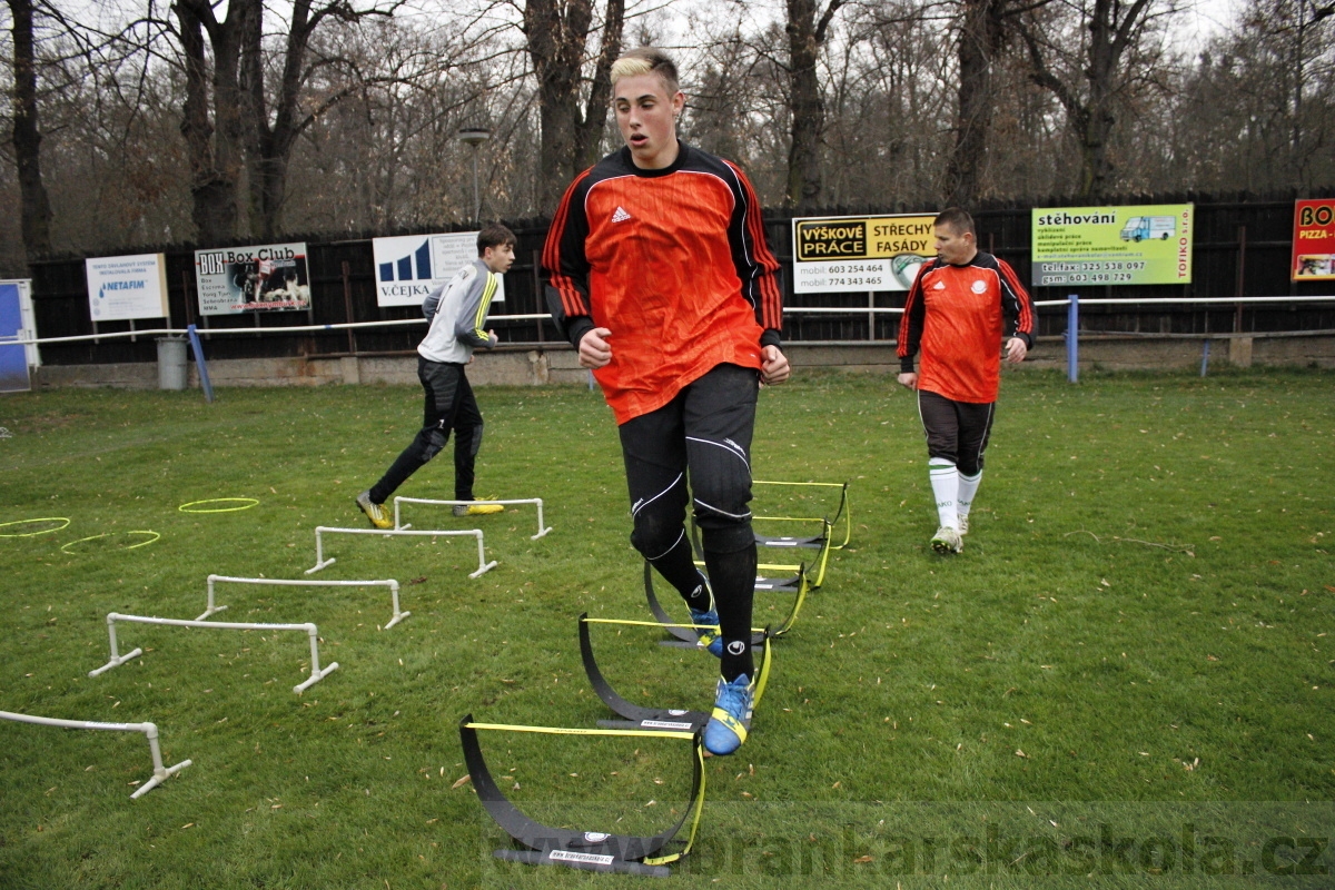 Brankářský trénink BFŠ - TJ AFK Nymburk - 18.3.2014