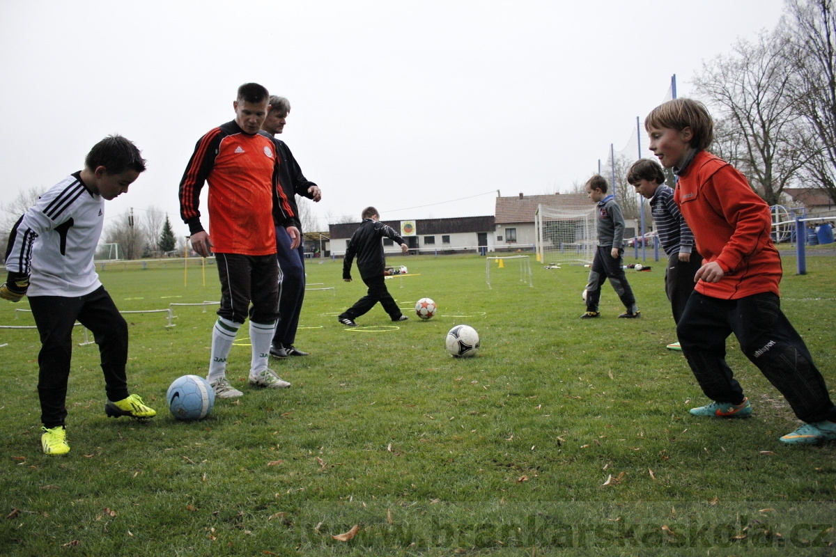 Brankářský trénink BFŠ - TJ AFK Nymburk - 18.3.2014