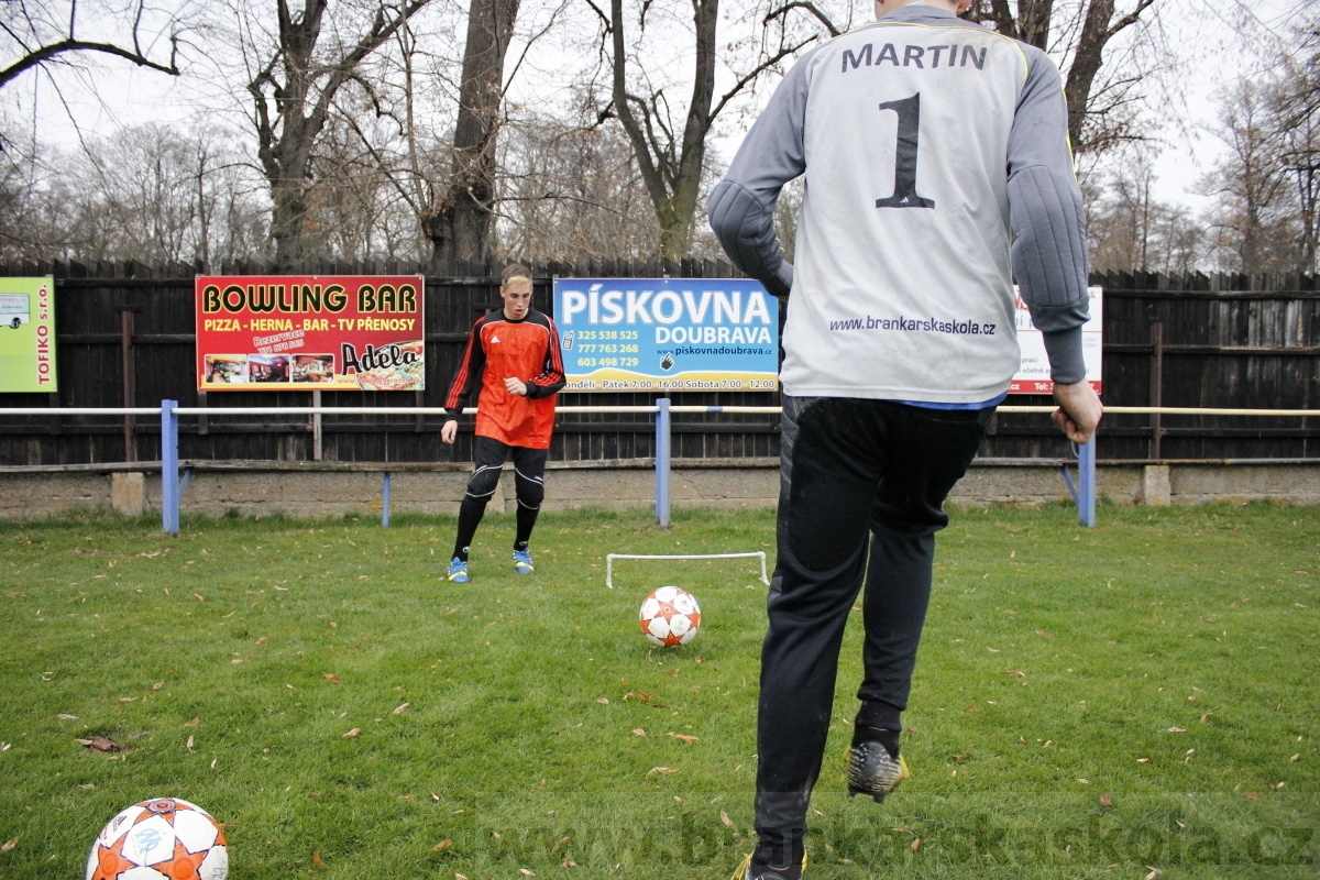 Brankářský trénink BFŠ - TJ AFK Nymburk - 18.3.2014