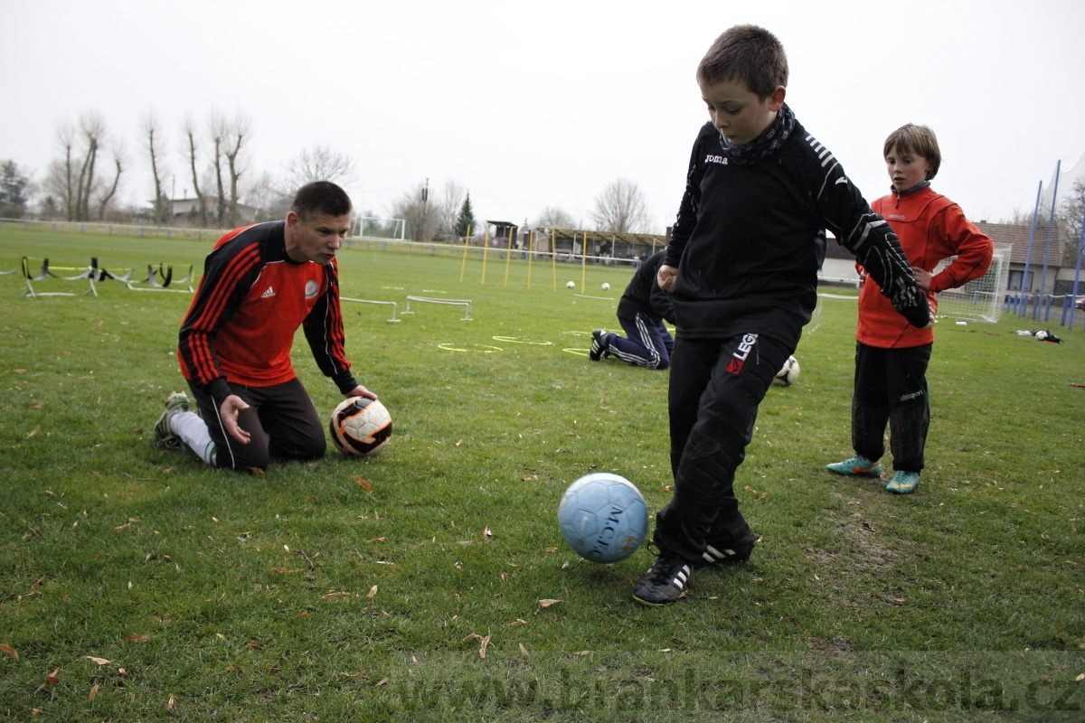 Brankářský trénink BFŠ - TJ AFK Nymburk - 18.3.2014