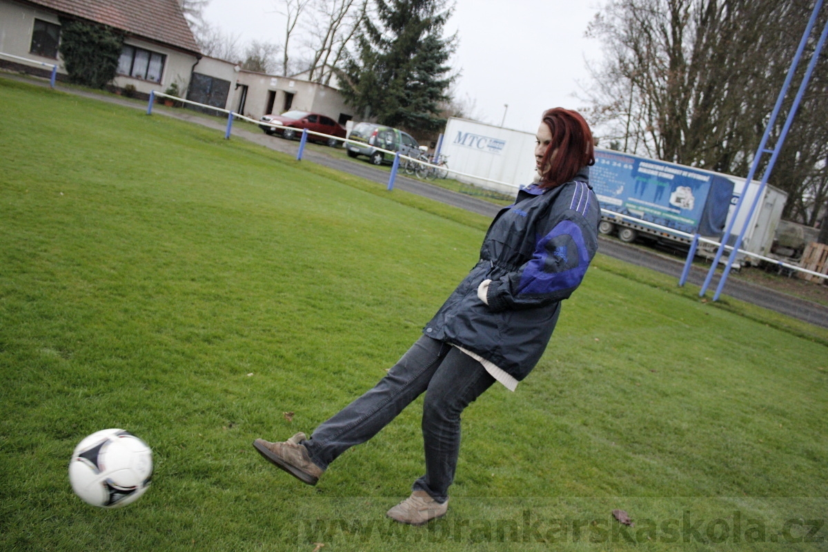 Brankářský trénink BFŠ - TJ AFK Nymburk - 18.3.2014