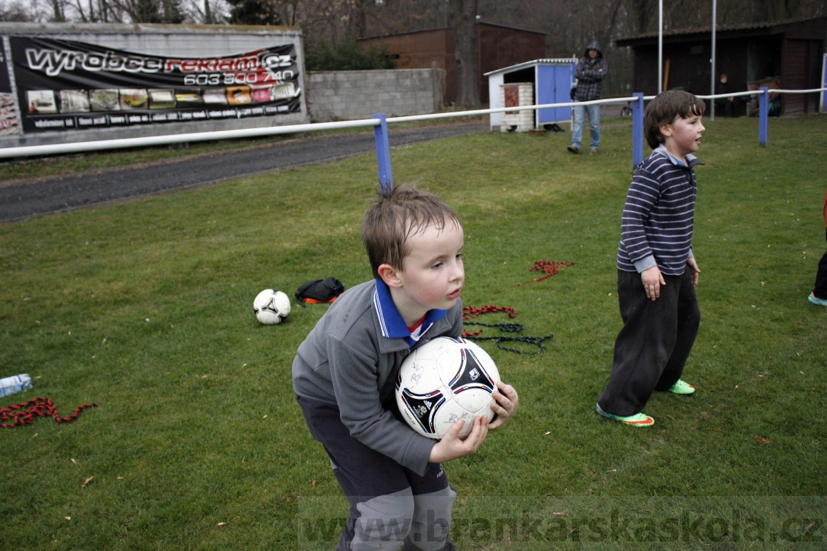 Brankářský trénink BFŠ - TJ AFK Nymburk - 18.3.2014