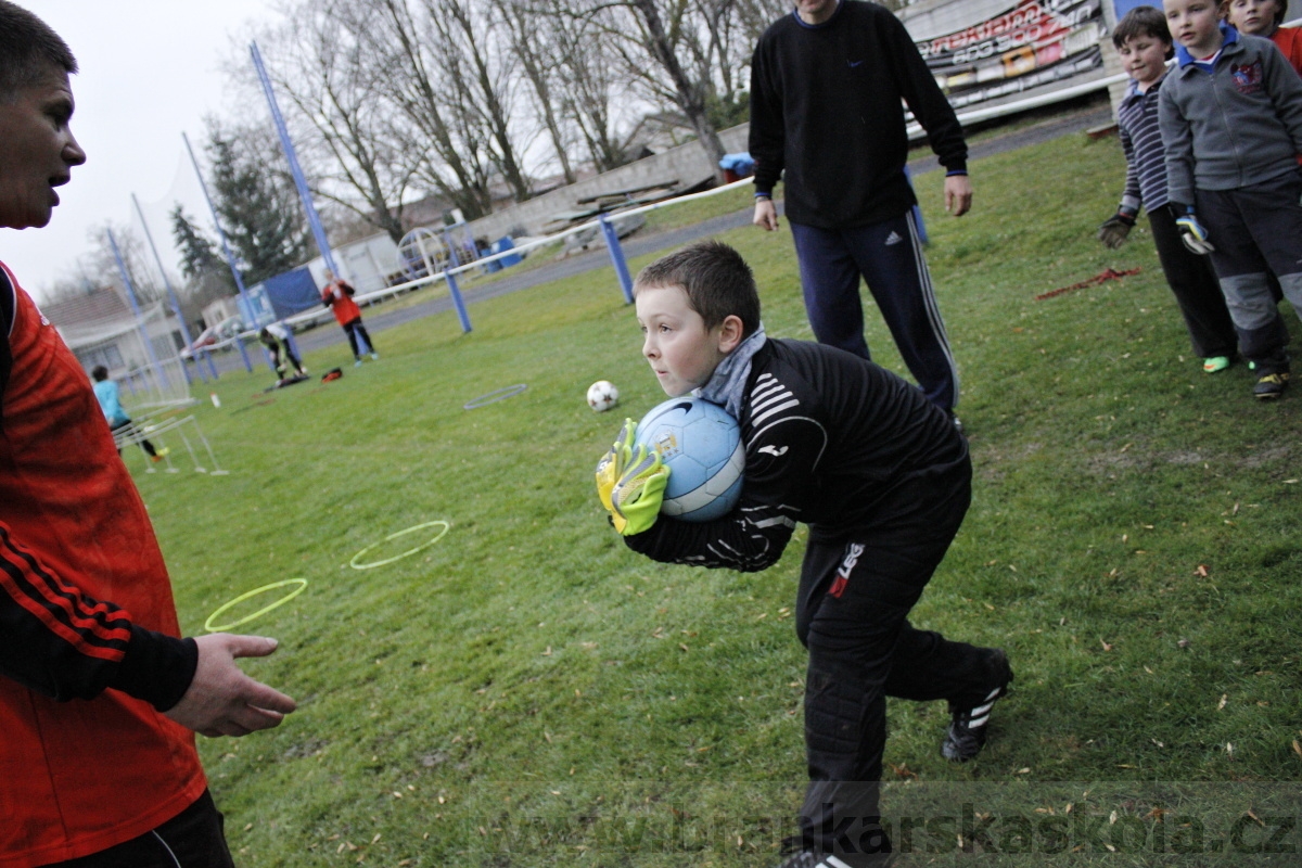 Brankářský trénink BFŠ - TJ AFK Nymburk - 18.3.2014