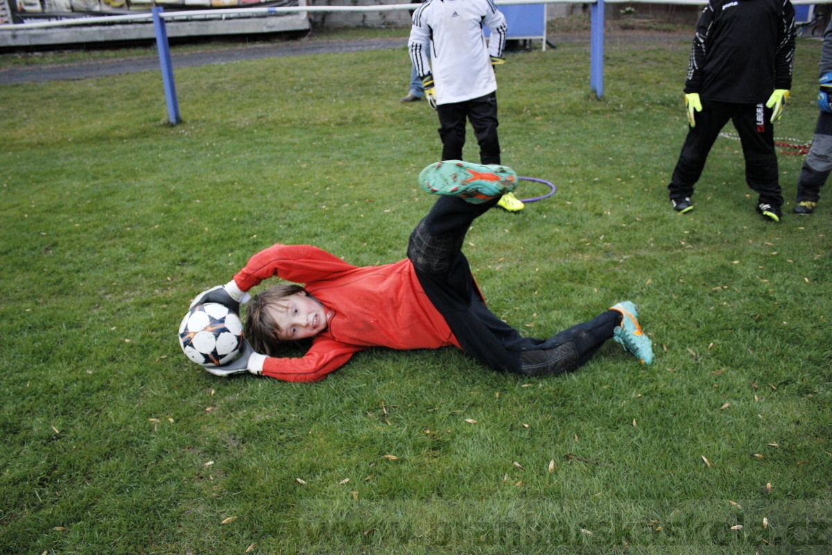 Brankářský trénink BFŠ - TJ AFK Nymburk - 18.3.2014