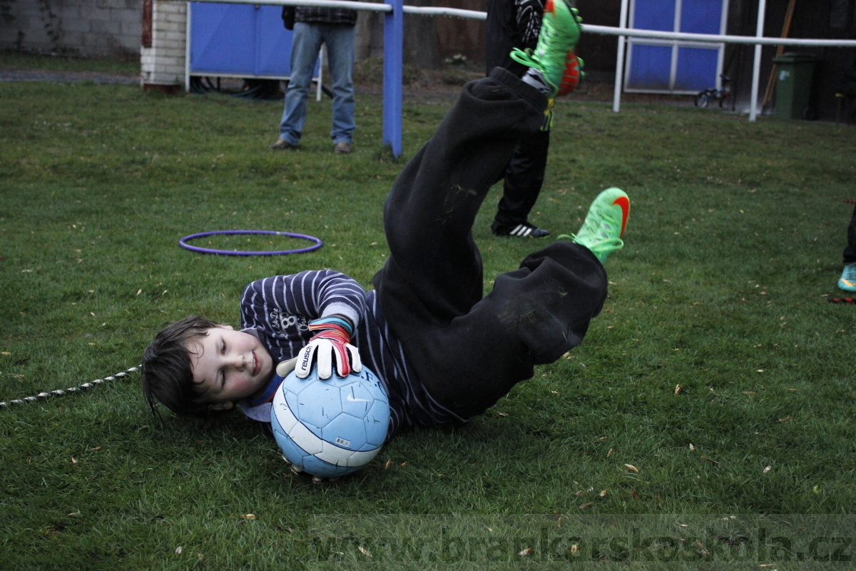 Brankářský trénink BFŠ - TJ AFK Nymburk - 18.3.2014