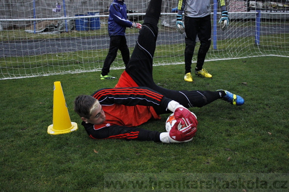 Brankářský trénink BFŠ - TJ AFK Nymburk - 18.3.2014