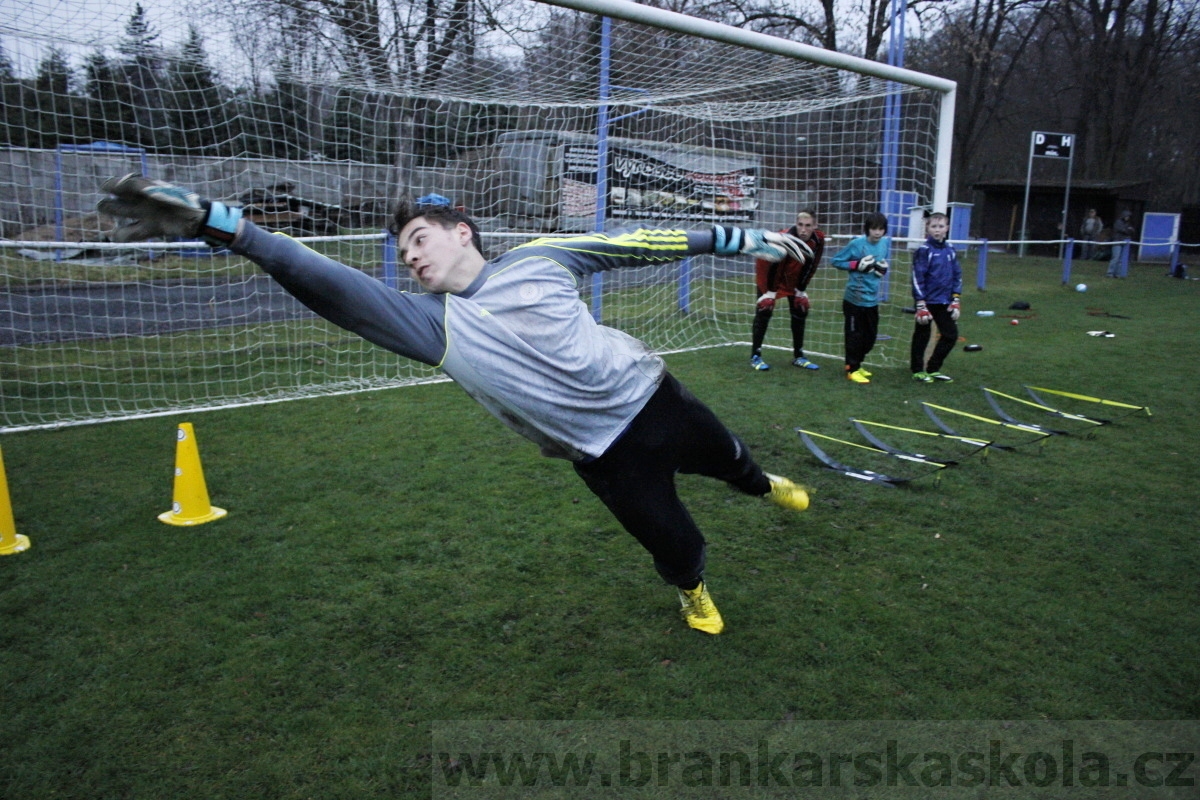 Brankářský trénink BFŠ - TJ AFK Nymburk - 18.3.2014