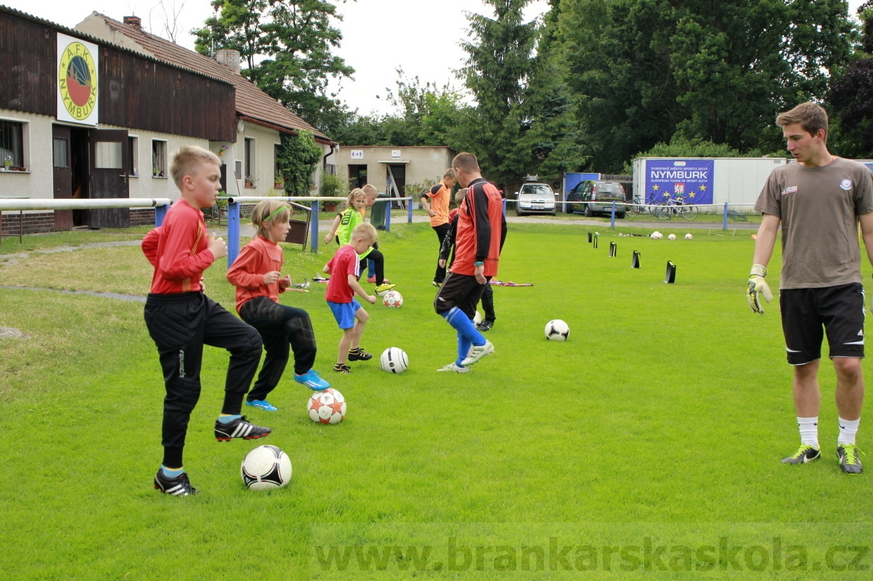 Brankářský trénink BFŠ - TJ AFK Nymburk - 24.6.2014