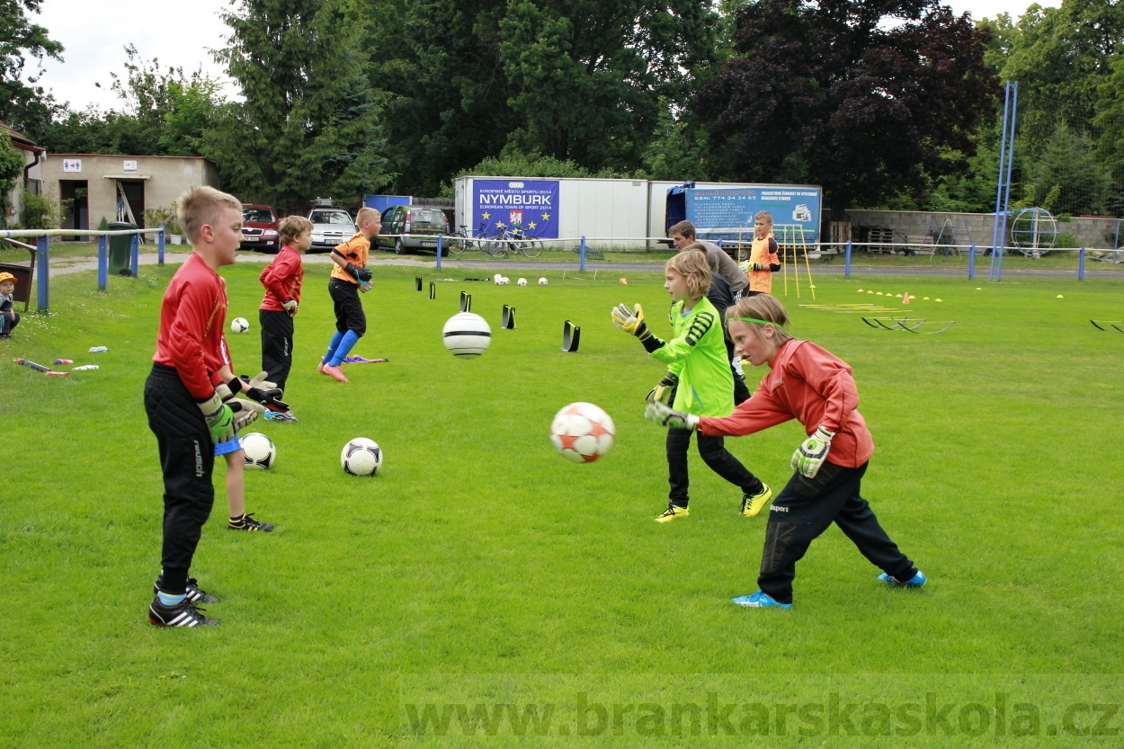 Brankářský trénink BFŠ - TJ AFK Nymburk - 24.6.2014