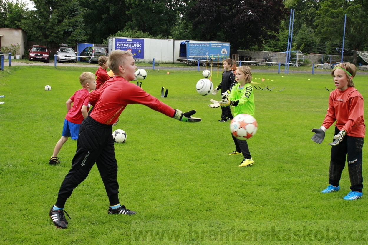 Brankářský trénink BFŠ - TJ AFK Nymburk - 24.6.2014