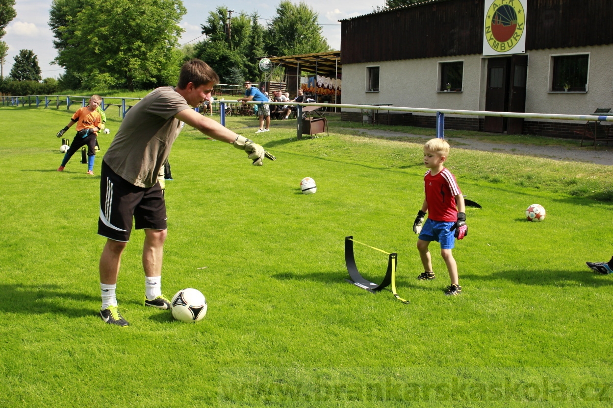 Brankářský trénink BFŠ - TJ AFK Nymburk - 24.6.2014