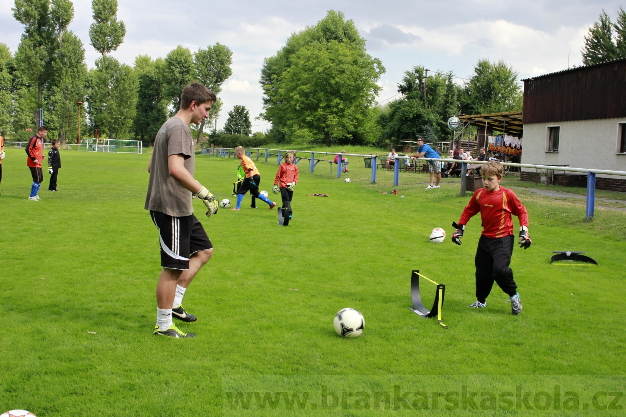 Brankářský trénink BFŠ - TJ AFK Nymburk - 24.6.2014