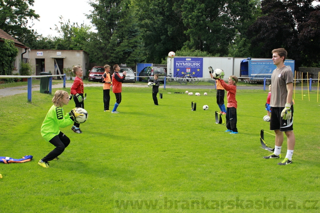 Brankářský trénink BFŠ - TJ AFK Nymburk - 24.6.2014