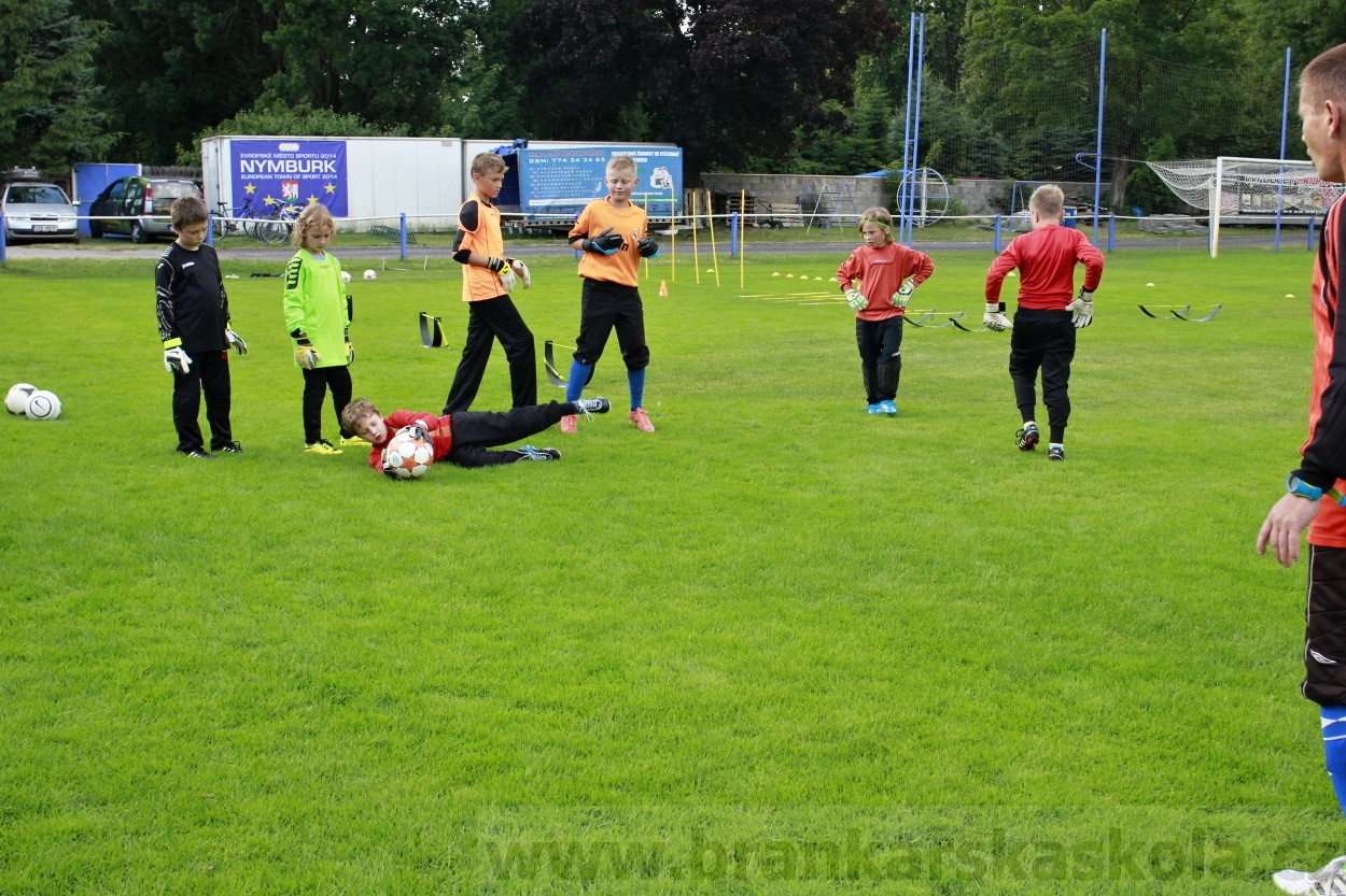 Brankářský trénink BFŠ - TJ AFK Nymburk - 24.6.2014