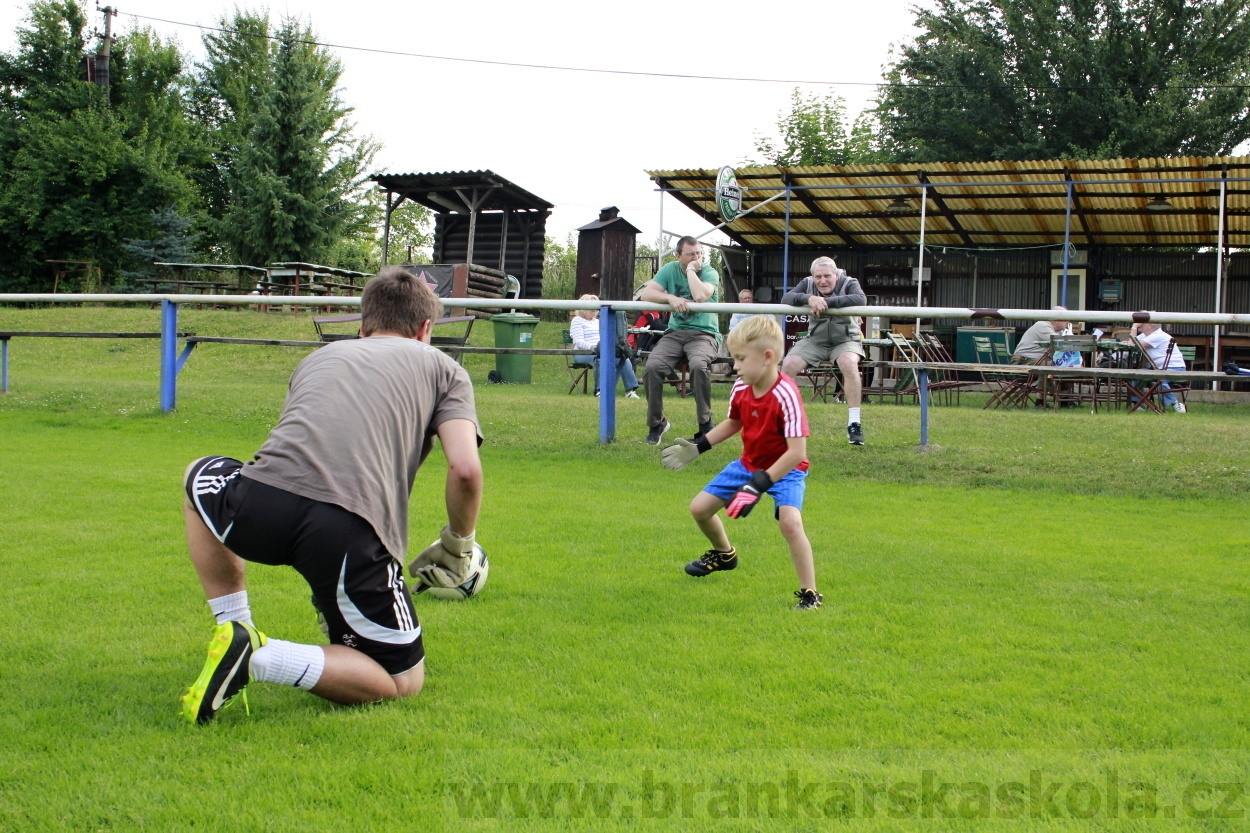 Brankářský trénink BFŠ - TJ AFK Nymburk - 24.6.2014