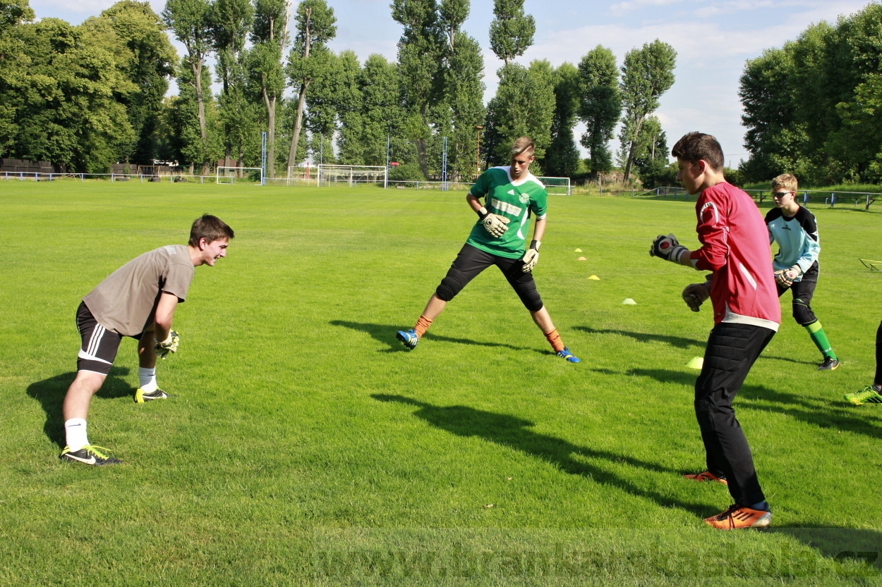 Brankářský trénink BFŠ - TJ AFK Nymburk - 24.6.2014