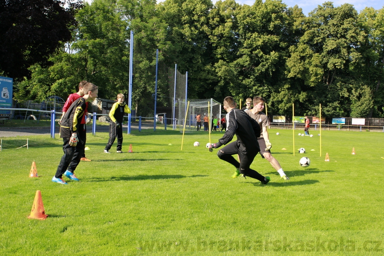 Brankářský trénink BFŠ - TJ AFK Nymburk - 24.6.2014