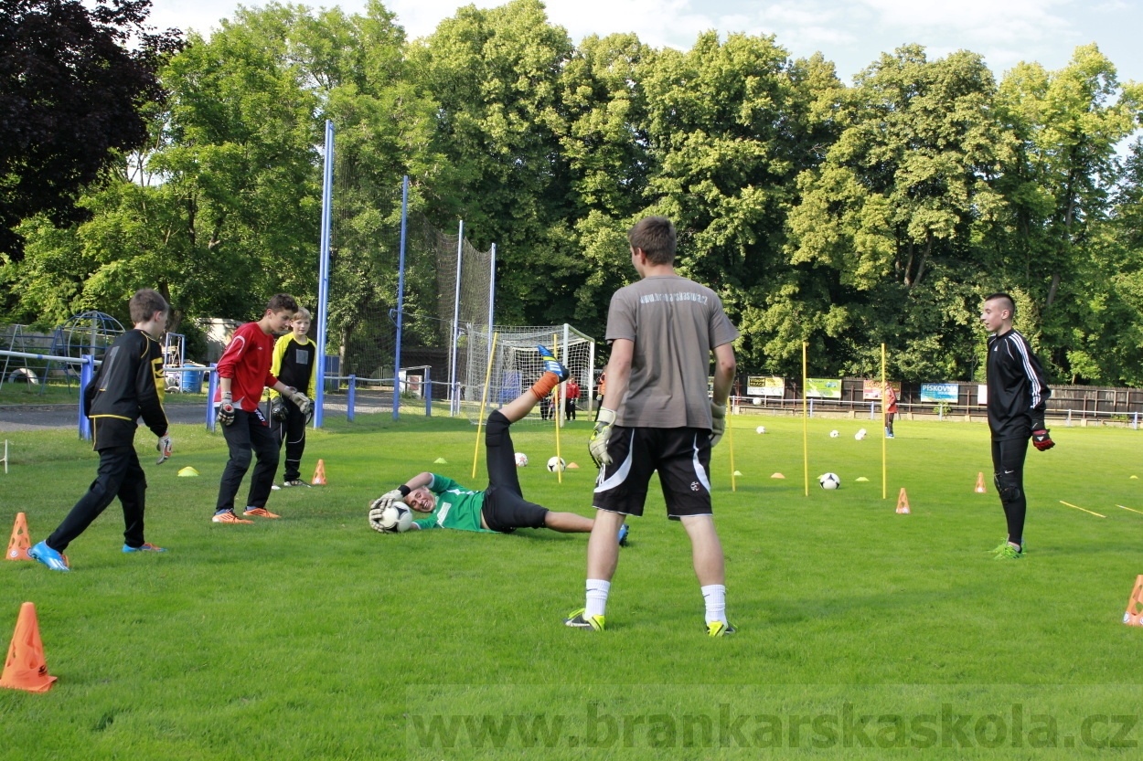 Brankářský trénink BFŠ - TJ AFK Nymburk - 24.6.2014