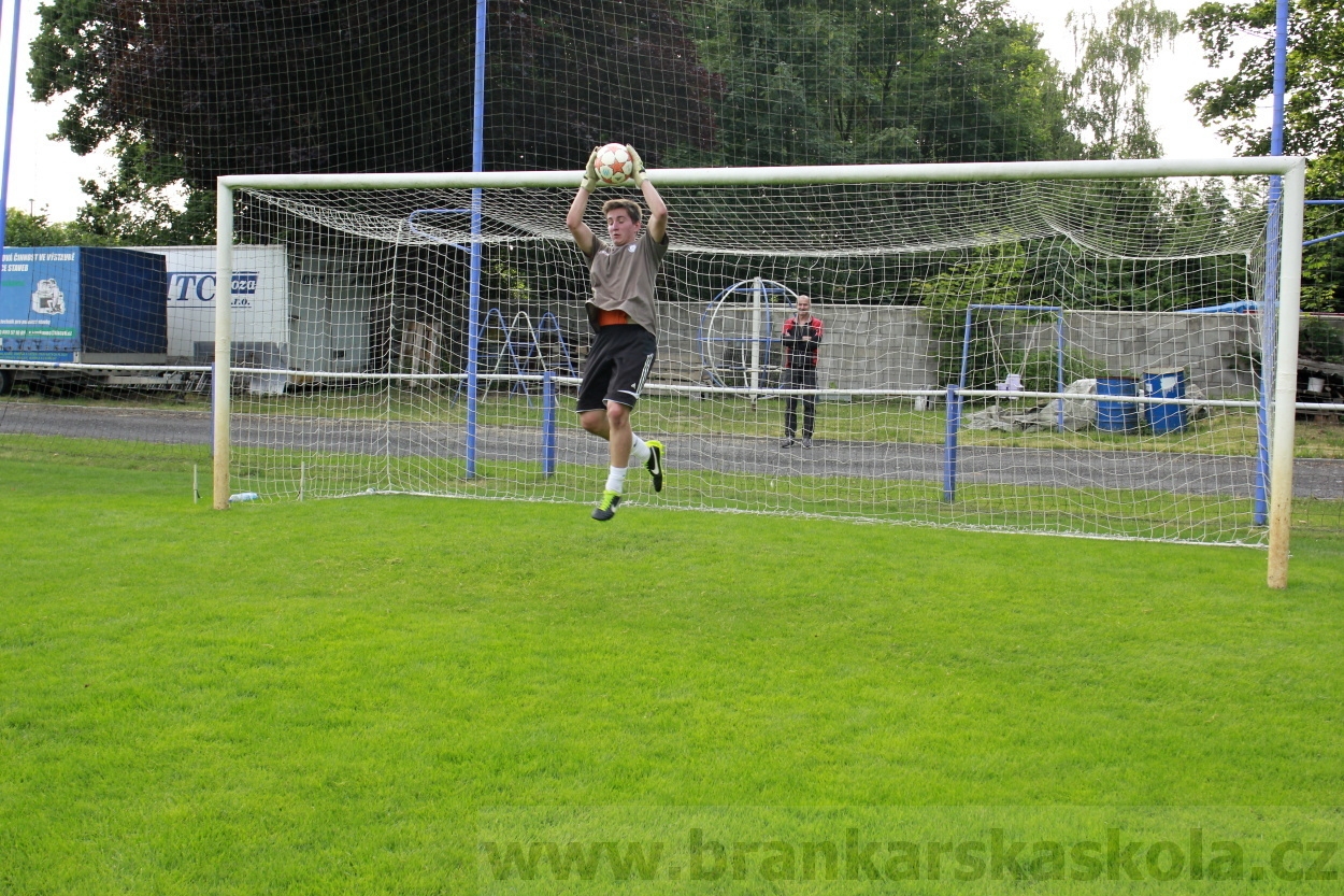 Brankářský trénink BFŠ - TJ AFK Nymburk - 24.6.2014