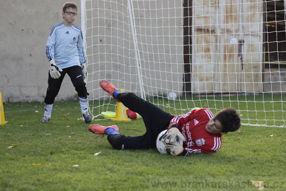  Brankářský trénink BFŠ - FK Viktoria Žižkov - 18.9.2012